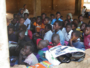 Schoolklas in Chindumba